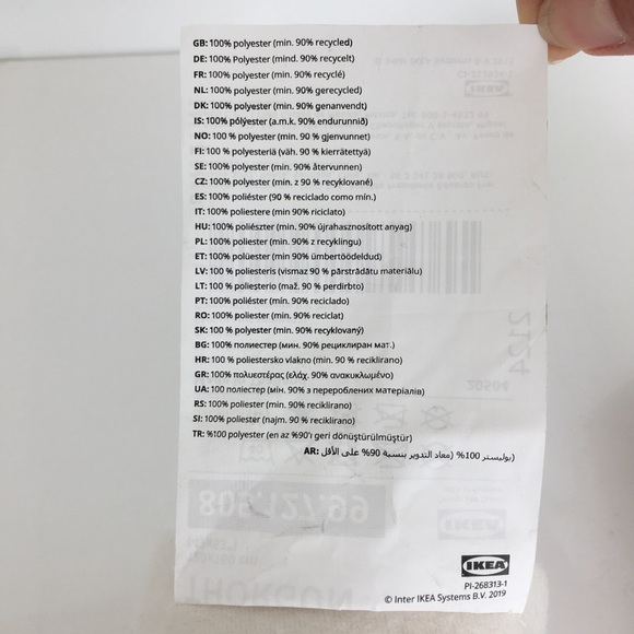 IKEA Thorgun Blanket White NEW Bundle of 2 Soft Cozy Fleece Throw Blankets NWT - Picture 14 of 15